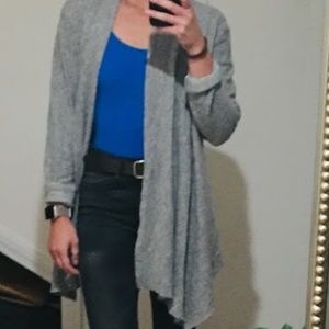 Cardigan blue and grey